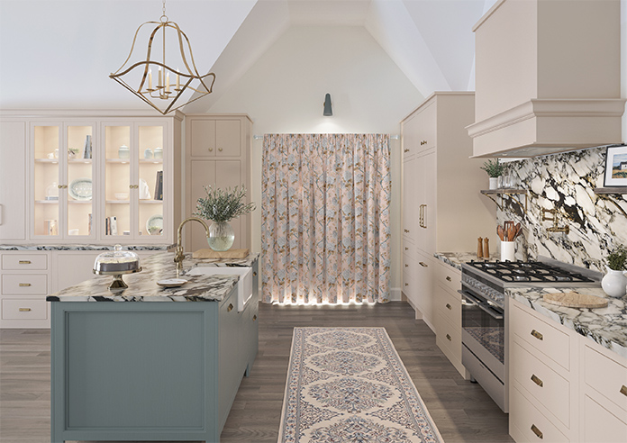 Bouquet Velvet, Soft Apricot - Made to Measure Curtain - Image 15